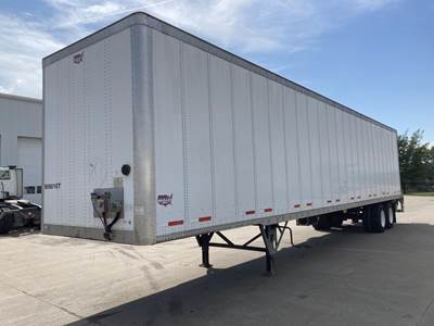 Wabash 48 ft Dry Van Trailer - Roll up Door, Air Ride, Liftgate, Fixed Axle