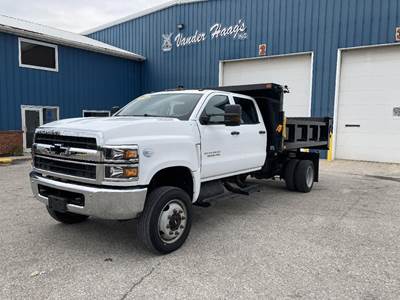 Chevrolet Silverado 5500HD Single Axle Dump Truck - Gm 350HP, 6 Speed Allison Rds Automatic, 11' Dump