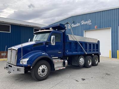 Kenworth T880 Dump Truck - Paccar 455HP, 18 Speed Automatic, 17' Dump