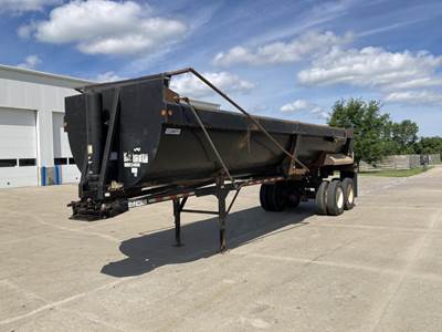 Clement 34 ft End Dump Trailer - Tandem Axle, Steel, Spring
