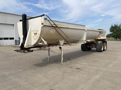 Construction Trailer Specialists (CTS) 38 ft End Dump Trailer - Tandem Axle, Steel, Spring