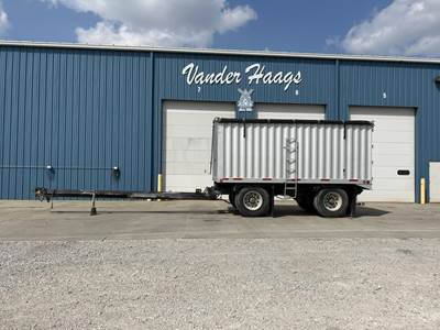 KANN 16 ft End Dump Trailer - Tandem Axle, Aluminum, Air Ride