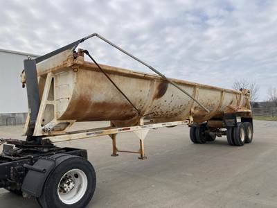 Mertz 38 ft End Dump Trailer - Tandem Axle, Steel, Spring