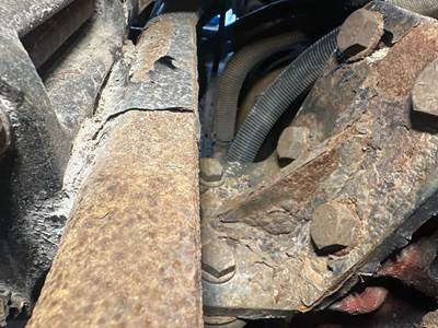 Cummins ISX Engine Mount for a Peterbilt 386