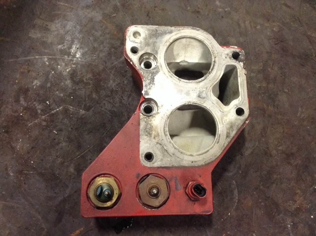 Cummins ISX Thermostat Housing bottom half PART# 3680599 Cummins ISX Thermostat Housing bottom half PART# 3680599