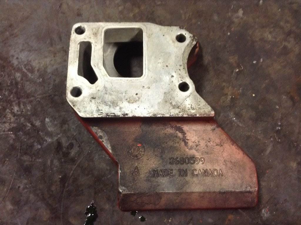 Cummins ISX Thermostat Housing bottom half PART# 3680599 Cummins ISX Thermostat Housing bottom half PART# 3680599