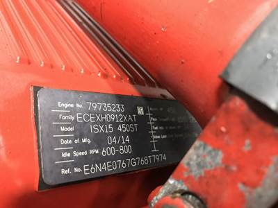 Cummins ISX15 Engine for a Peterbilt 579