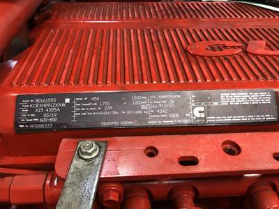 Cummins X15 Engine for a International LT