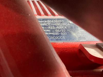 Cummins X15 Engine for a International LT