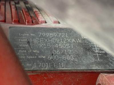 Cummins X15 Engine for a International LT