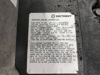 Detroit DD13 Engine for a Freightliner Cascadia