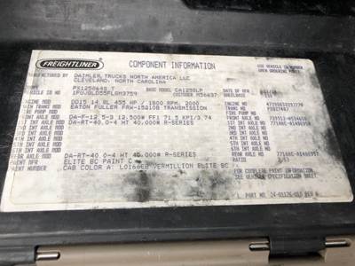 Detroit DD15 Engine for a Freightliner Cascadia