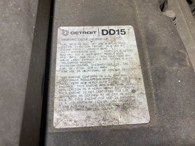 Detroit DD15 Engine for a Freightliner Cascadia