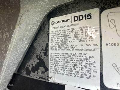 Detroit DD15 Engine for a Freightliner Cascadia