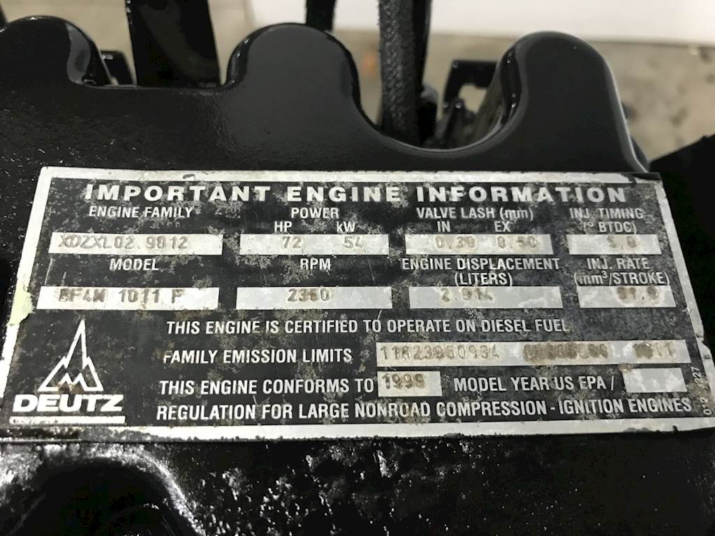 1999 Deutz BF4M1011 Engine for a Bobcat 873 For Sale Spencer, IA