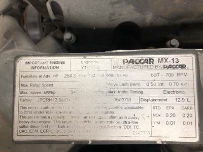 Paccar MX-13 Engine for a Kenworth T680