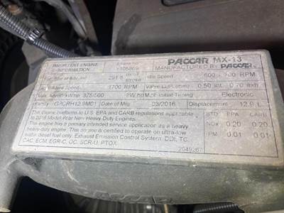 Paccar MX-13 Engine for a Peterbilt 389