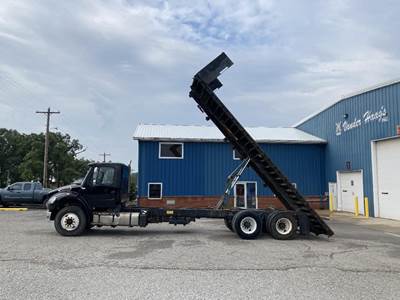 Freightliner M2 106 Tandem Axle 26 ft Flatbed Dump Truck - 300HP, Automatic