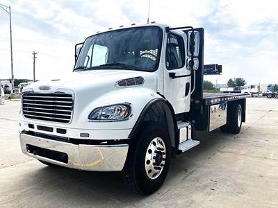 Freightliner M2 106 20 ft Flatbed Dump Truck - 350HP
