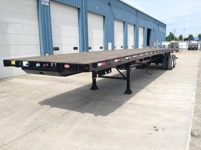 Dorsey 48x102 Steel Flatbed Trailer - Spring, Sliding Axle