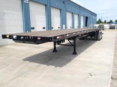 Dorsey 48x102 Steel Flatbed Trailer - Spring, Sliding Axle