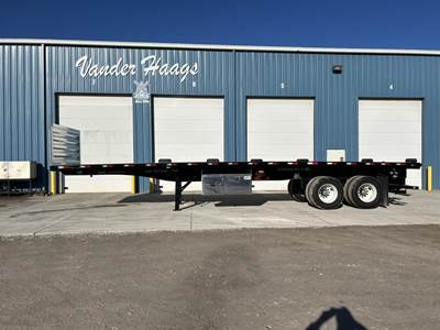 Dorsey 37x102 Steel Flatbed Trailer - Air Ride, Fixed Axle