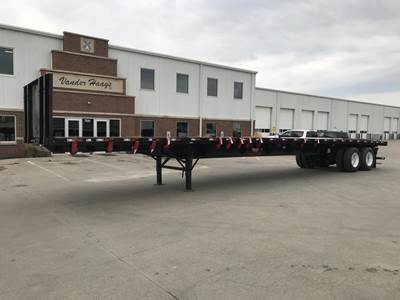 Dorsey FB48 48x102 Steel Flatbed Trailer - Air Ride, Fixed Axle