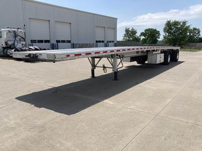 East 48x102 Aluminum Flatbed Trailer - Air Ride, Fixed Axle