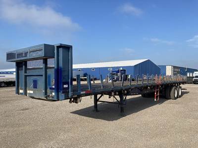 Great Dane 48x102 Steel Flatbed Trailer - Air Ride, Sliding Axle