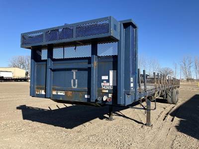 Great Dane 48x102 Steel Flatbed Trailer - Air Ride, Sliding Axle