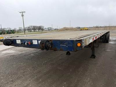 Great Dane 48x96 Combination Flatbed Trailer - Air Ride, Spread Axle