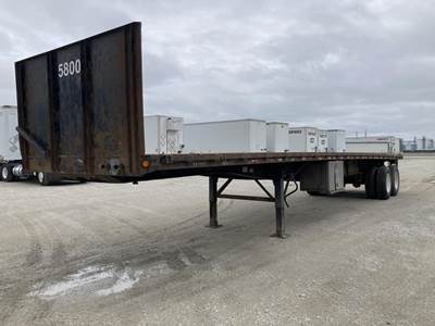 Great Dane 42x102 Steel Flatbed Trailer - Spring, Sliding Axle