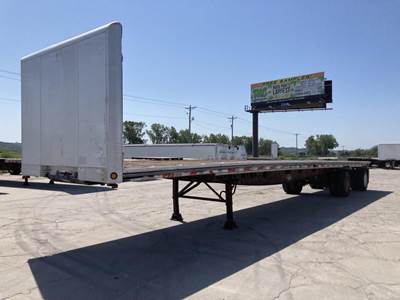Reinke 50x102 Combination Flatbed Trailer - Air Ride, Spread Axle