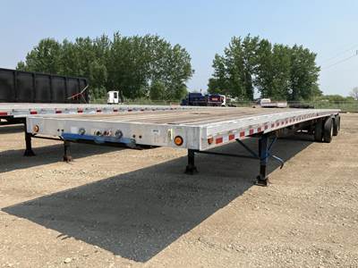 Reinke 50x102 Combination Flatbed Trailer - Air Ride, Spread Axle