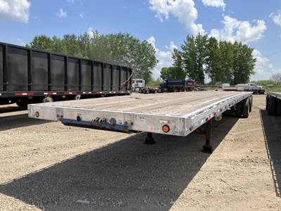 Reinke 50x102 Combination Flatbed Trailer - Air Ride, Spread Axle