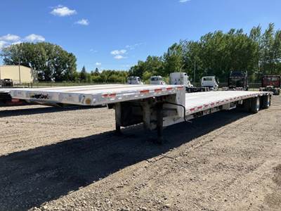 Reitnouer 53x102 Aluminum Flatbed Trailer - Air Ride, Sliding Spread Axle