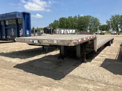 Reitnouer 53x102 Aluminum Flatbed Trailer - Air Ride, Sliding Spread Axle