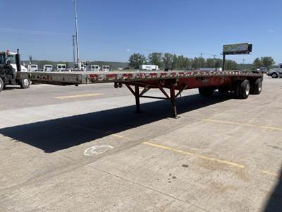 WILSON 48x102 Combination Flatbed Trailer - Air Ride, Spread Axle