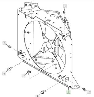John Deere 324E Frame