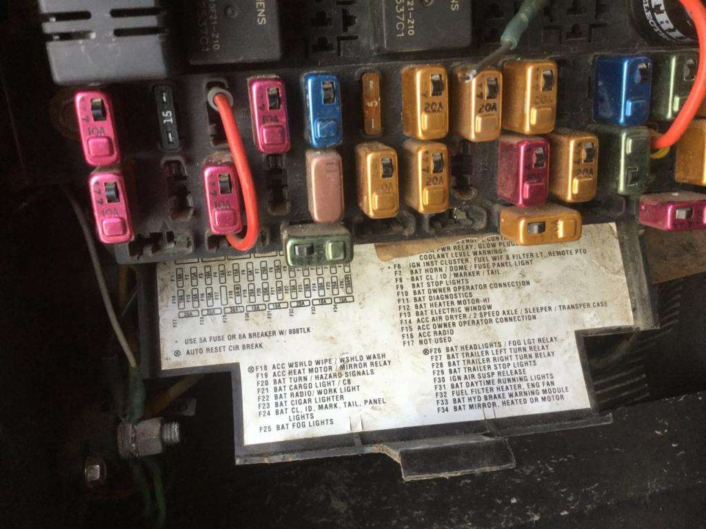 International 4700 Fuse Box Diagram International 4700 Fuse