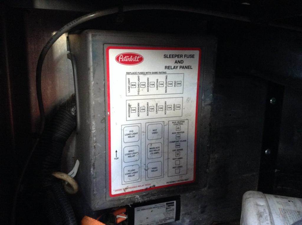 2022 Peterbilt 389 Fuse Panel Diagram