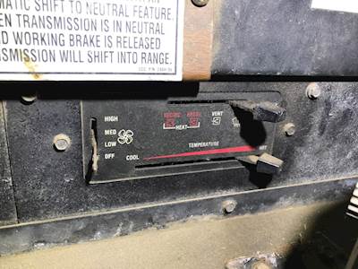 Crane Carrier TRUCK Heater / AC Temp Control