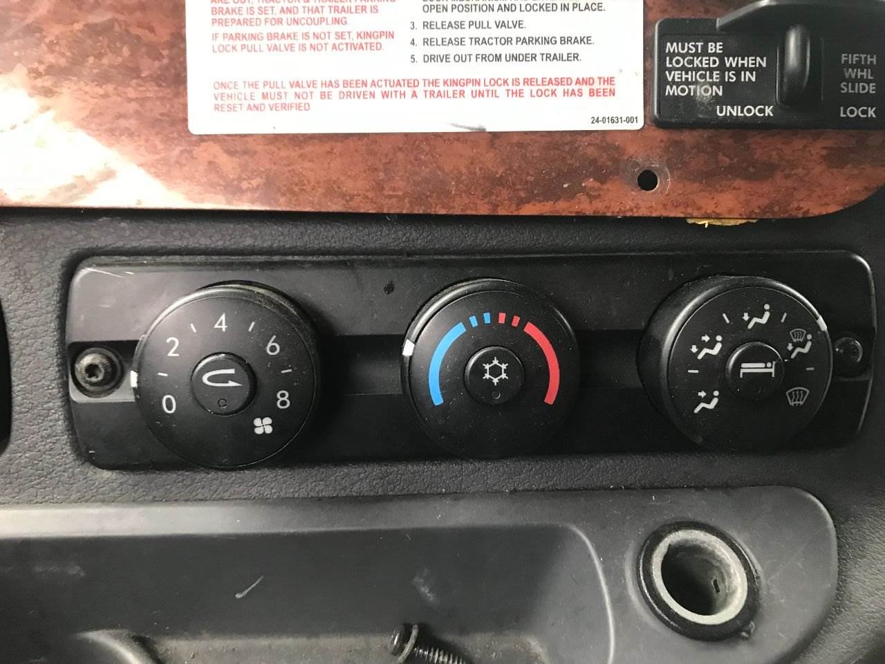 2017 Freightliner Cascadia Heater / AC Temp Control For Sale Kansas