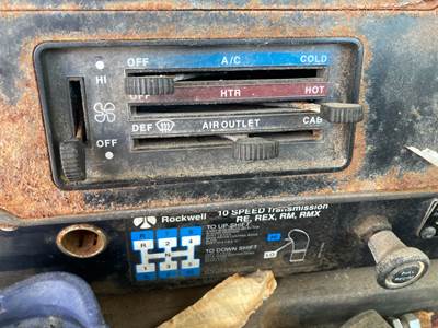International 9100 Heater / AC Temp Control