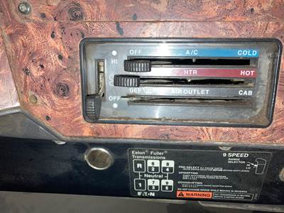 International 9400 Heater / AC Temp Control