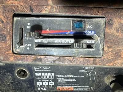 International 9400 Heater / AC Temp Control