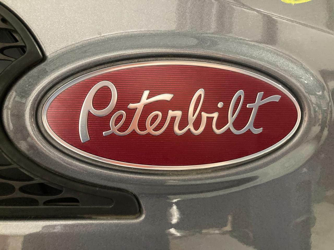 Stainless Steel Flag Hood Emblem Accent For Peterbilt 367, 378, 379