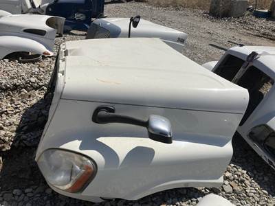 Used 2014 Freightliner Cascadia SBA Hood for Parts, White, 48"