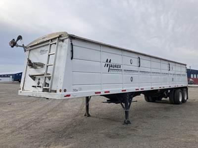 Maurer 38x96 Steel Hopper / Grain Trailer - Spring