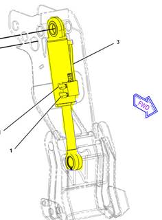 Caterpillar TH460B Hydraulic Cylinder